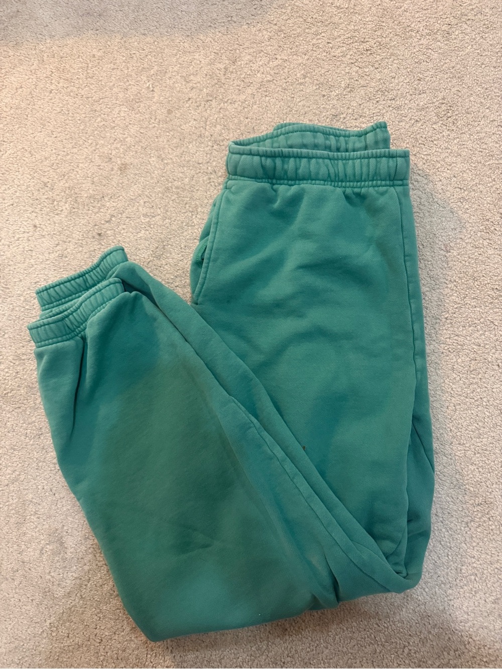 TNA Green Cozy Sweatpants